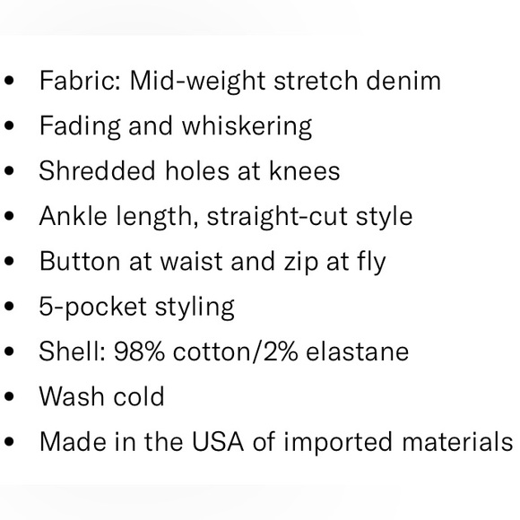 Paige Sarah Straight High Rise Jean - Picture 7 of 7